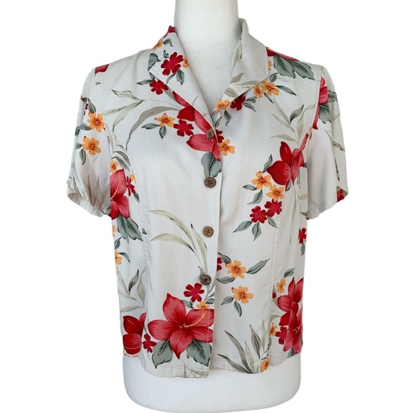 Havana Jack’s Cafe Tops - Havana Jack’s Cafe Tropical Print Shirt